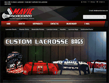Tablet Screenshot of maviclacrosse.com